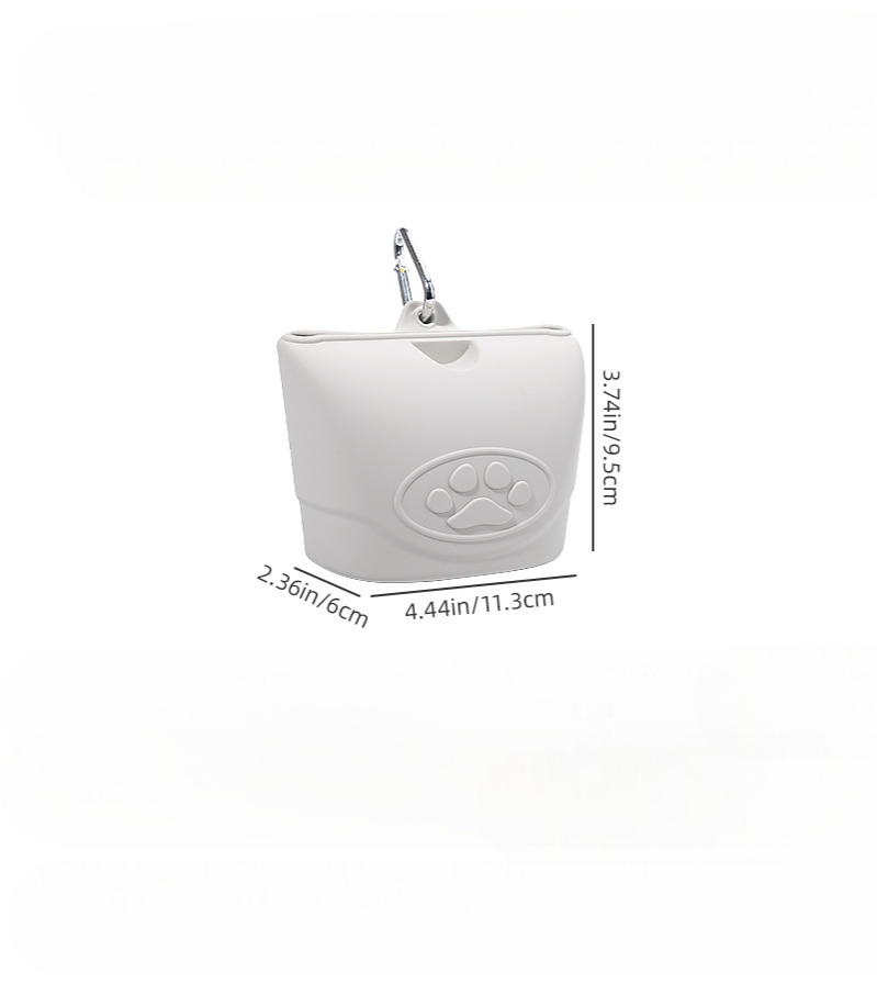 シリコン製ペット用トレーニングおやつポーチ