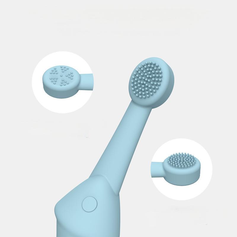 ペット用シリコン口臭ケア歯ブラシ