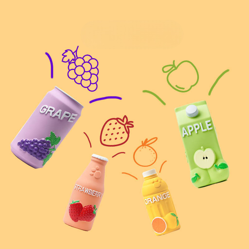 ワンポップジュース　音が出る犬用おもちゃ