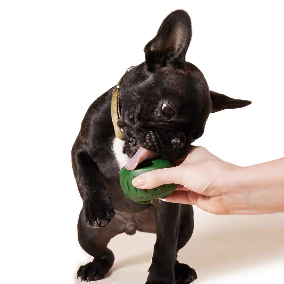 犬用餌やりシリコンボールトイ