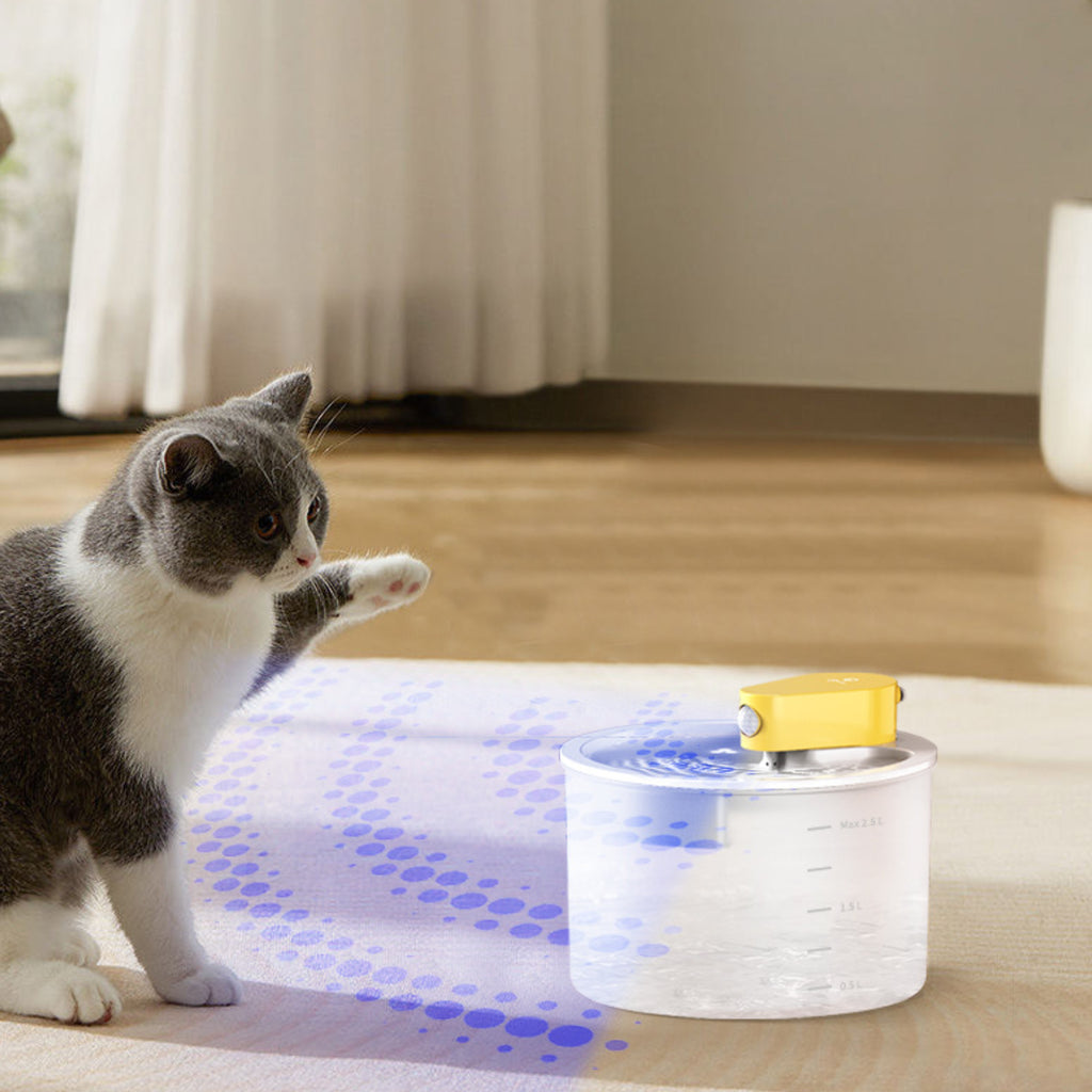 超静音自動循環式ペット給水機 (充電式)