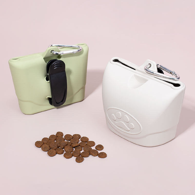 シリコン製ペット用トレーニングおやつポーチ