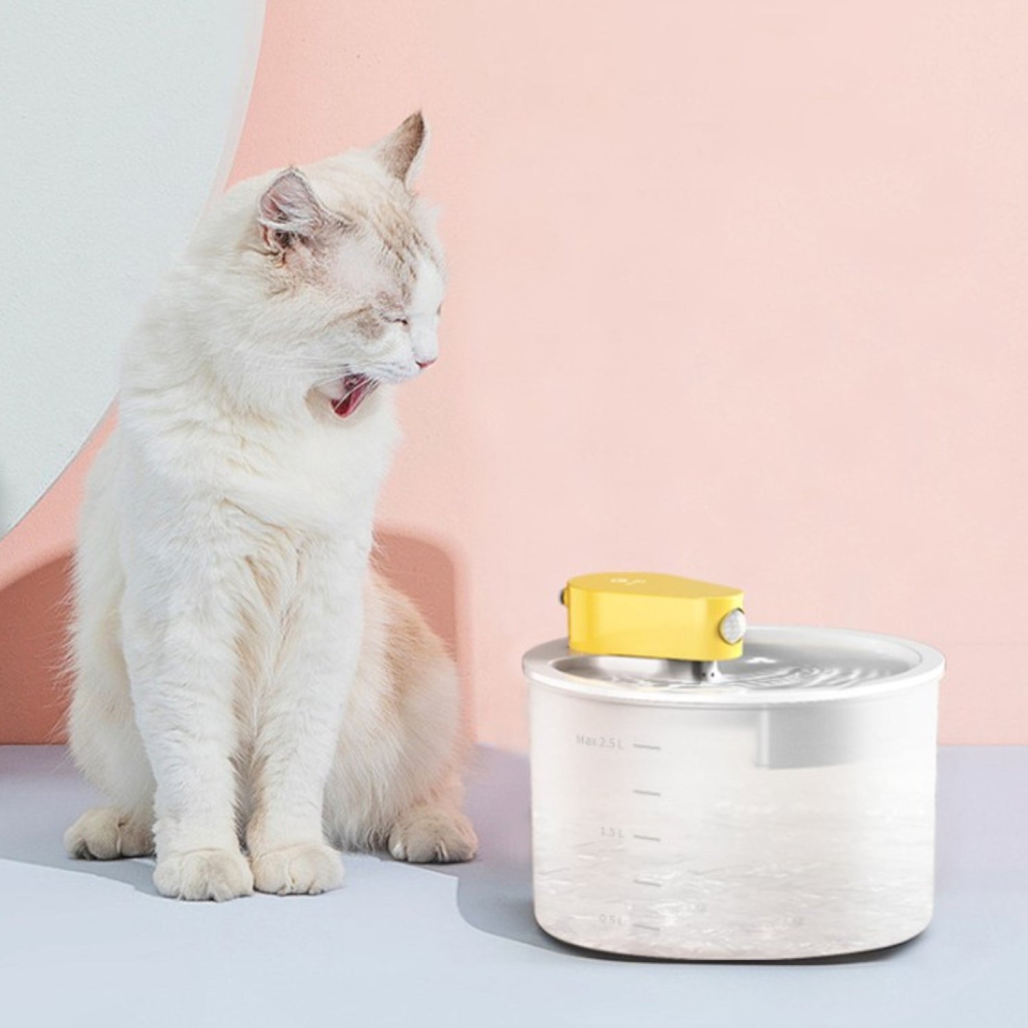 超静音自動循環式ペット給水機 (充電式)