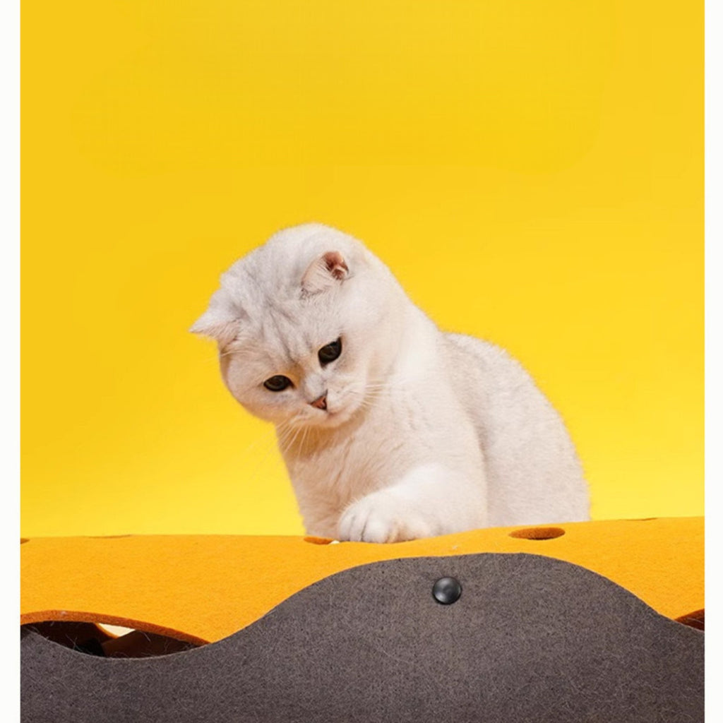 猫用フェルト製トンネル