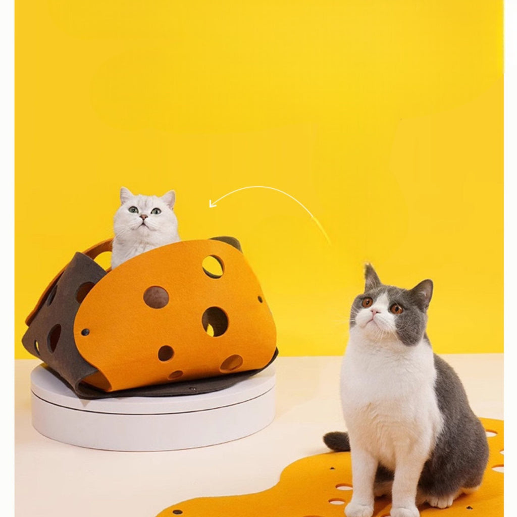 猫用フェルト製トンネル