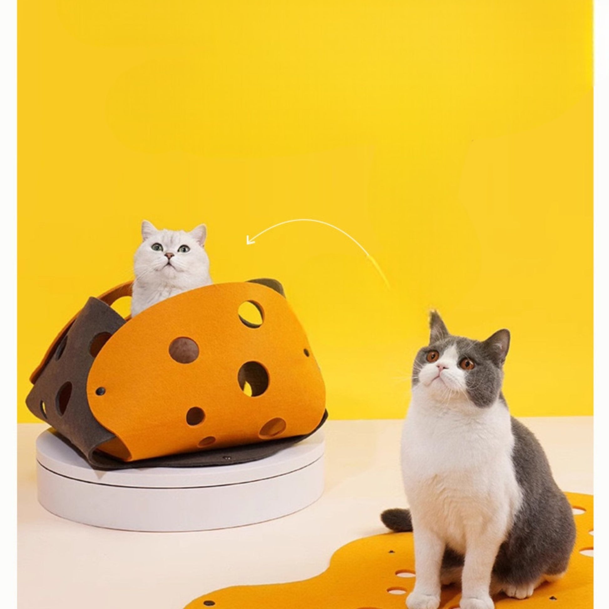 猫用フェルト製トンネル